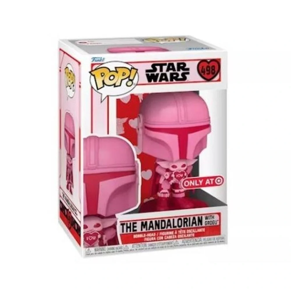 Funko Pop Star Wars The Mandalorian with Grogu 498 Valentine Target Exclusive